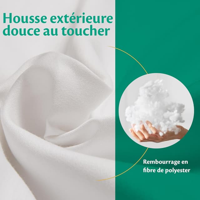 Thumbnail 5 de Flowen Oreiller 50x70 Lot de 2