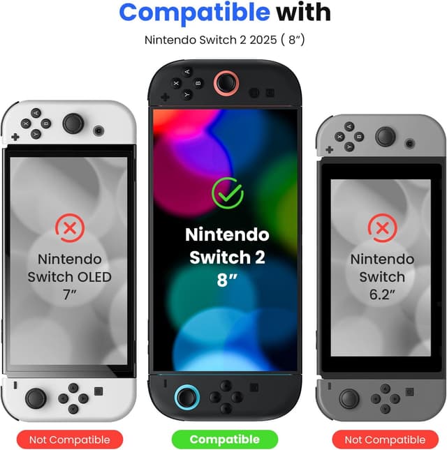 Thumbnail 1 de WSKEN Panzerglas für Nintendo Switch 2 (2025) 2er-Pack