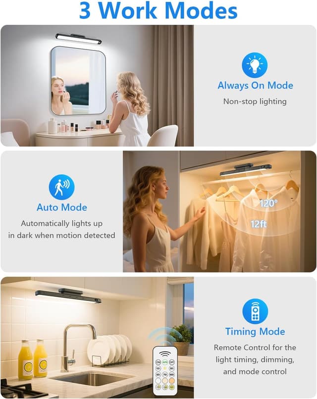 Detalle de Ferswe Schranklicht 5 W mit Bewegungsmelder