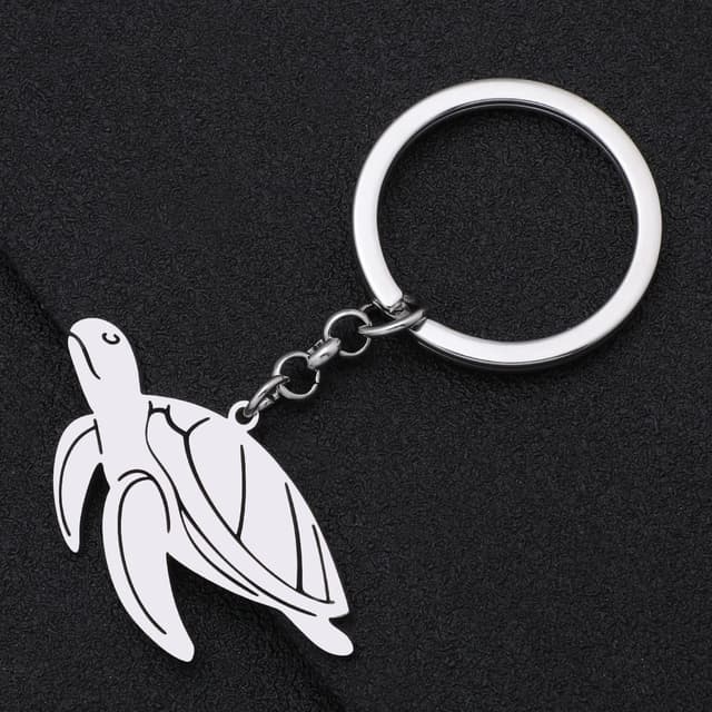 Thumbnail 2 de DUOWEI Porte-clé Tortue de Mer Émail