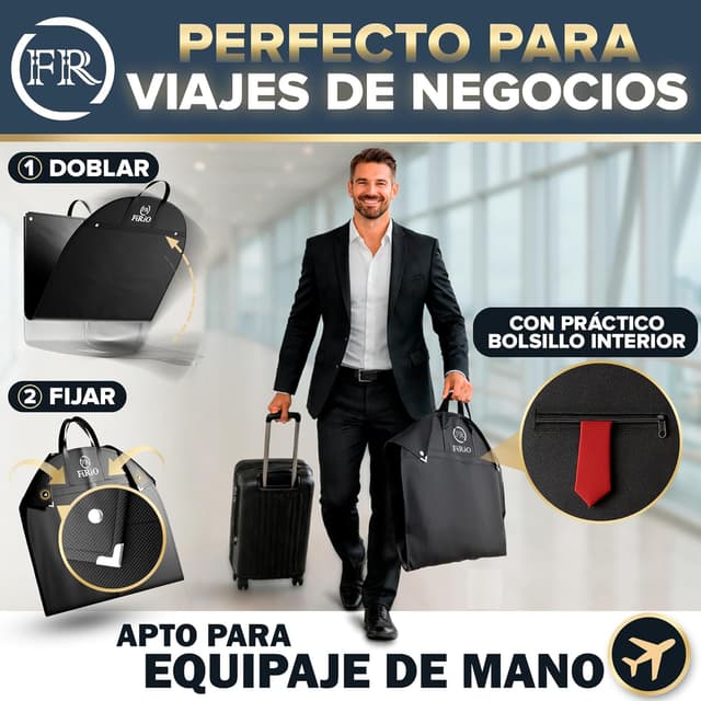 Detalle de FiRiO Portatrajes 160x60 cm