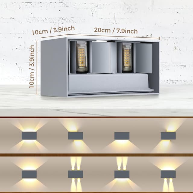 Thumbnail 2 de ENCOFT 24W Applique LED esterna IP65