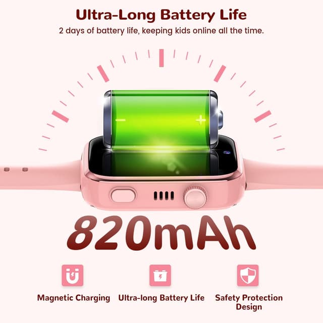 Thumbnail 6 de Montre connectée 4G Enfant Appels Vidéo 📱