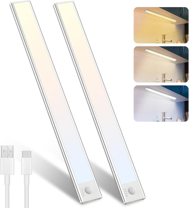 Detalle de libtit Kabellose LED-Unterbauleuchte 40 cm