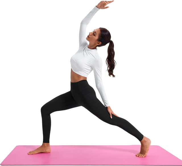 Detalle 2 de JOYSPELS Women’s Fleece Lined Thermal Leggings with Pockets (High Waist)