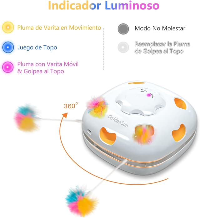 Thumbnail 6 de GoldenSun Juguete interactivo 4 en 1 recargable