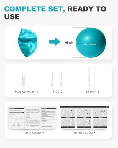 Thumbnail 7 de Trideer 9-Inch Pilates Ball ⚙