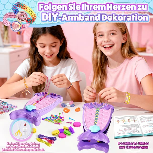 Detalle 2 de Euclidean Cube 2-in-1-Freundschaftsarmband Lila