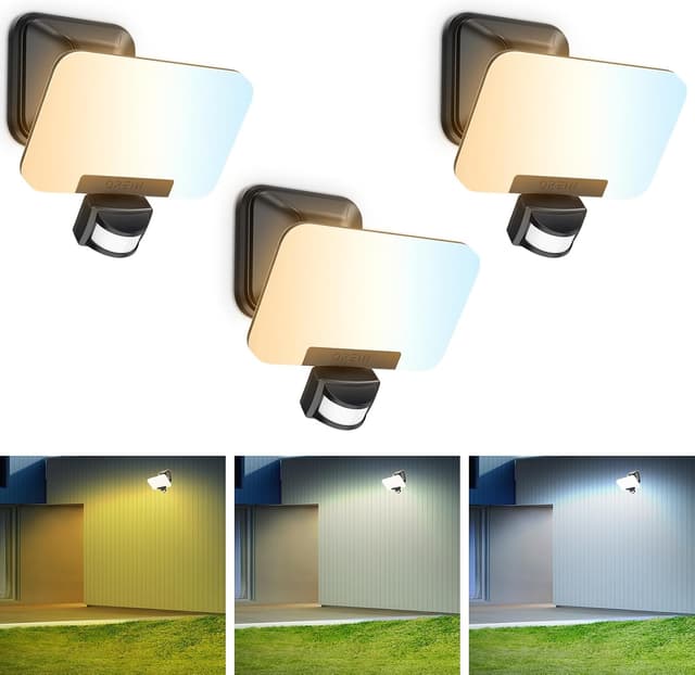 Detalle de OREiN outdoor security light 24W, 2800lm PIR