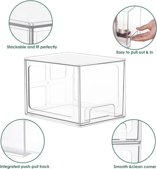 Thumbnail 3 de Greentainer Stackable Makeup Organisers 2 Pack
