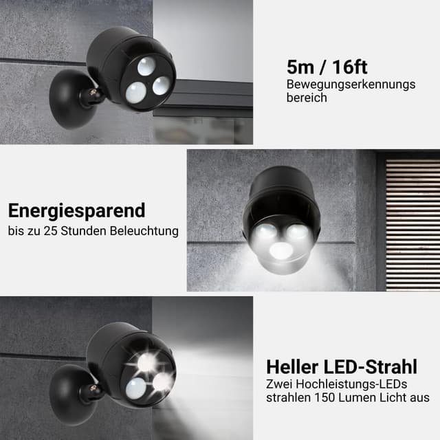 Thumbnail 2 de Proxinova LED Strahler Bewegungsmelder Außen