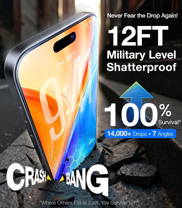 Detalle de UltraGlass TOP 9H+ Armor for iPhone 15 Pro Screen Protector