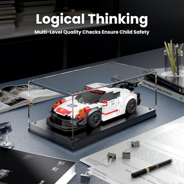 Detalle de Mould King 27010 Speed Champion Rennwagen 349 Teile