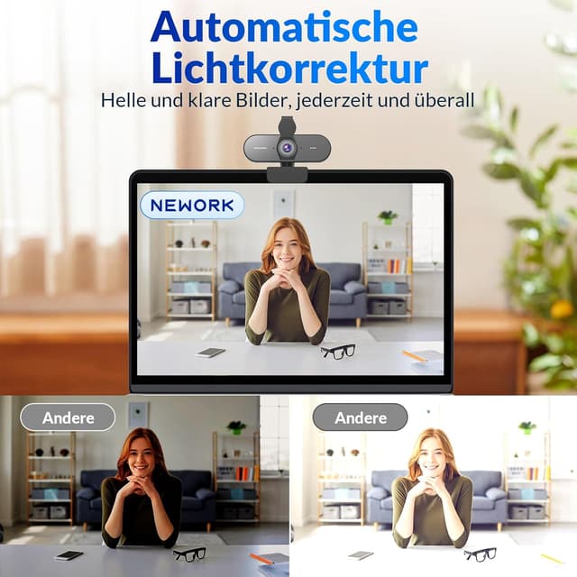 Thumbnail 3 de NEWORK 4K Webcam PDAF CDAF