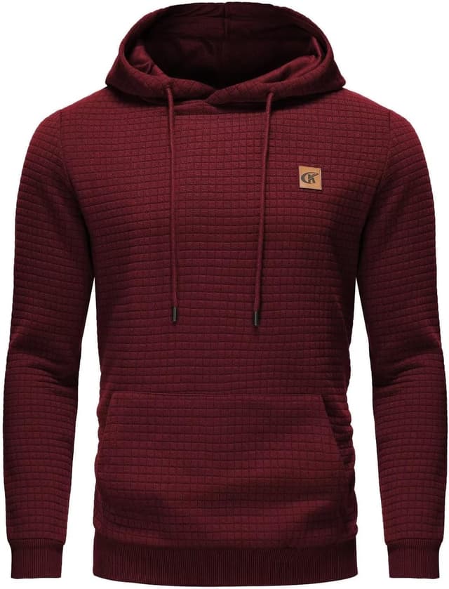Detalle de YuKaiChen Herren Kapuzenpullover Casual