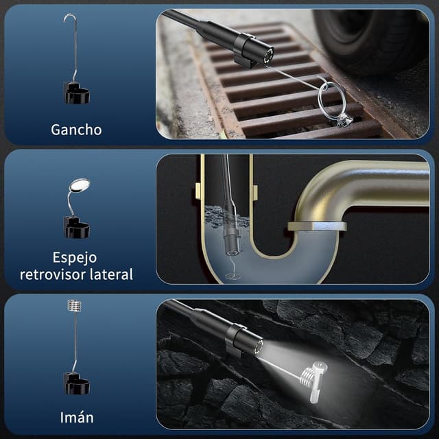 Thumbnail 3 de Ruycllo Endoscopio 8mm per smartphone, cavo 5m