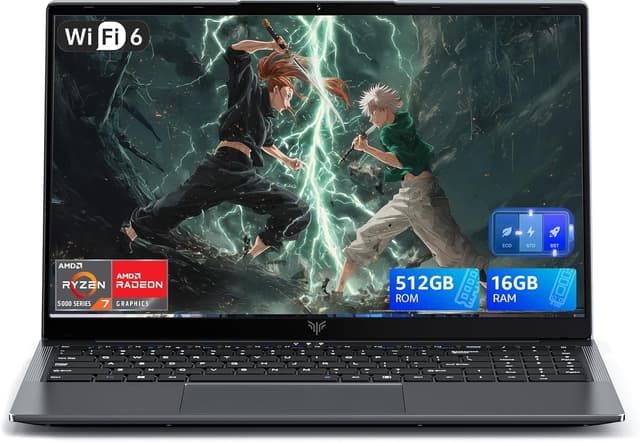 Detalle de ACEMAGIC 2026 Ryzen 7, PC portable 15,6