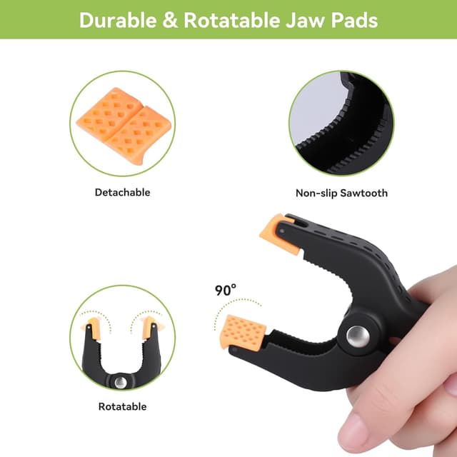 Thumbnail 3 de OTraki 8 Pezzi Fermagli a Molla 4 Pollice