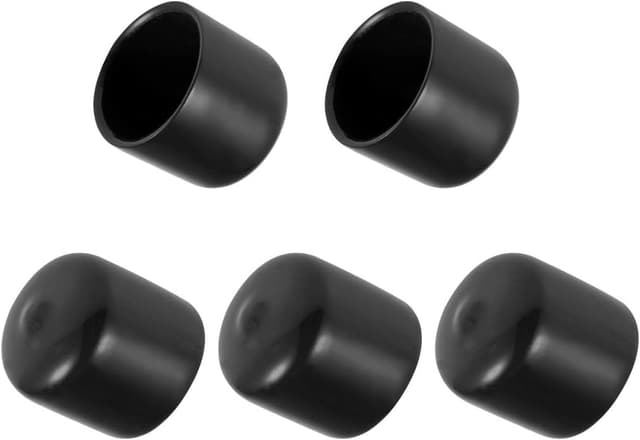 Detalle de MACHSWON 5pcs Rubber End Caps (22mm ID) – flexible vinyl/rubber tube and screw thread protectors