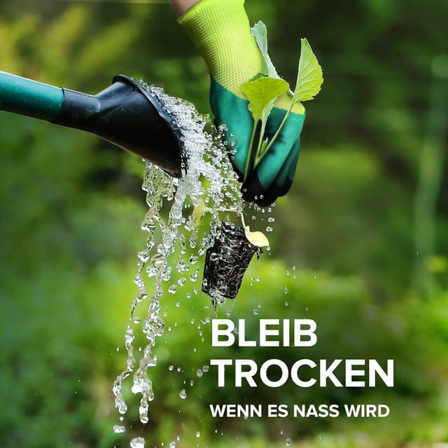 Detalle de WOLFSFELLER – Lot de 3 paires de gants de jardinage robustes, confortables, double revêtement (taille 9)