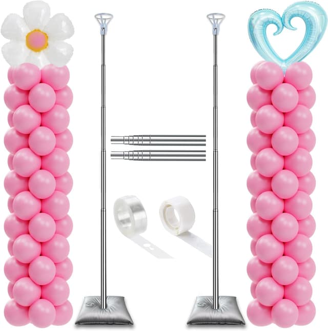 Imagen de DECOJOY Balloon Column Stand Set of 2 en OfertitasTOP