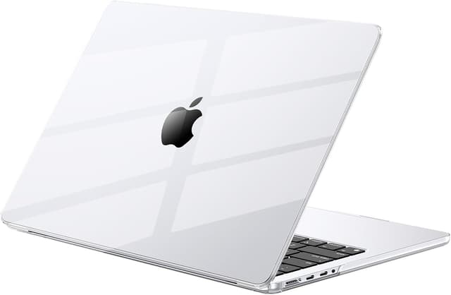 Detalle de EooCoo Compatible Hard Shell Case for MacBook Pro 16-inch (2021–2026, M1–M5) – Crystal Clear PC Cover