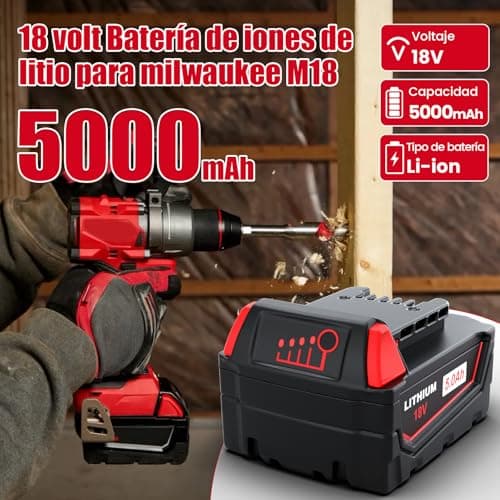 Thumbnail 2 de HTongD Batería Repuesto M18 5Ah