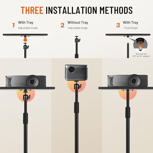 Thumbnail 3 de CAHAYA Soporte de Proyector de Suelo Ajustable 📽