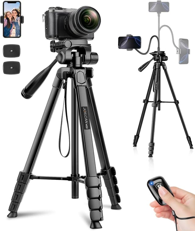 Detalle de JOILCAN 206 cm Kamera-Stativ für Handy 35 cm