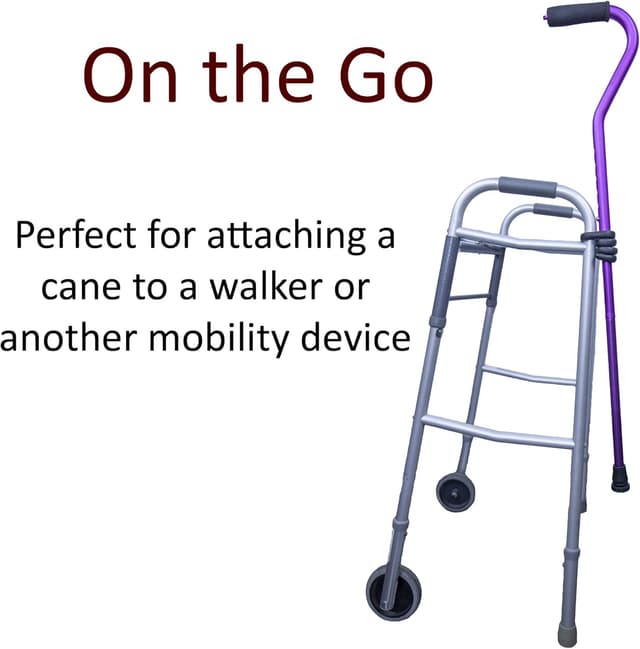 Detalle de Crutcheze Lot de 3 supports de canne (attaches en mousse) pour garder une canne à portée de main