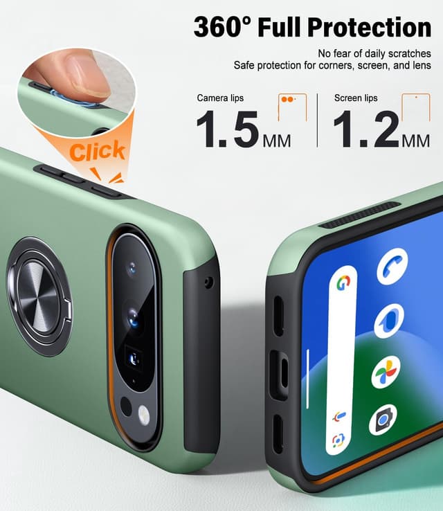 Detalle de Pixel 10 Pro case with 2 screen protectors