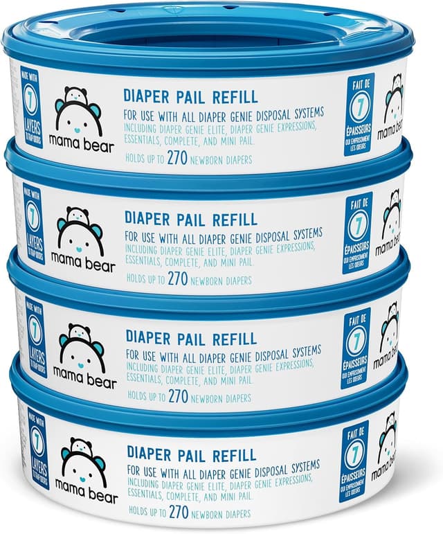 Imagen de Mama Bear Diaper Pail Refills 1080 Count 🧷 en OfertitasTOP
