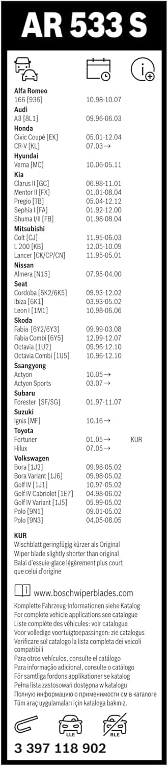 Thumbnail 2 de Bosch 3397118902 Wischblatt Aerotwin