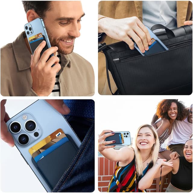 Detalle 2 de iLodn Magnetic Wallet for MagSafe, 3 cards