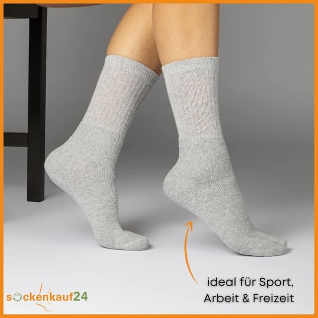 Detalle de 10/20/30 Paar Sportsocken & Tennissocken aus Baumwolle – für Herren und Damen, ohne drückende Nähte