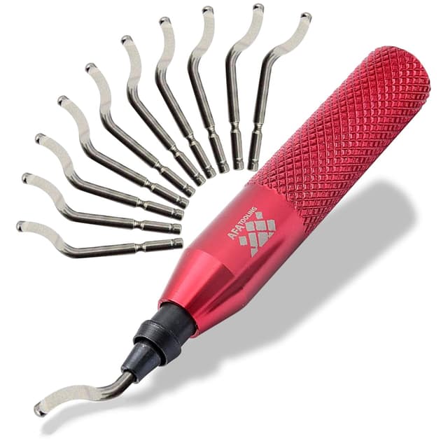Thumbnail 6 de AFA Tooling Deburring Tool Kit with 31 HSS Blades (BS1010, BK3010 & BS1018) for Copper Pipes, Plastics and Metal Work