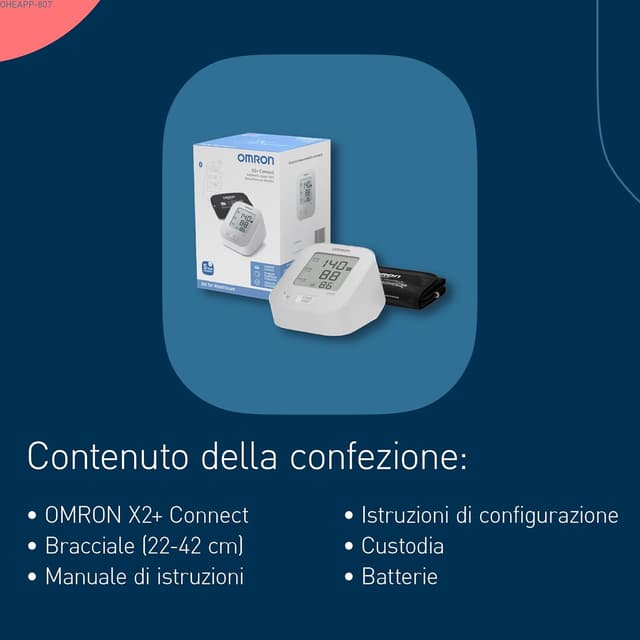 Thumbnail 6 de OMRON X2+ Connect Pressione da braccio Bluetooth