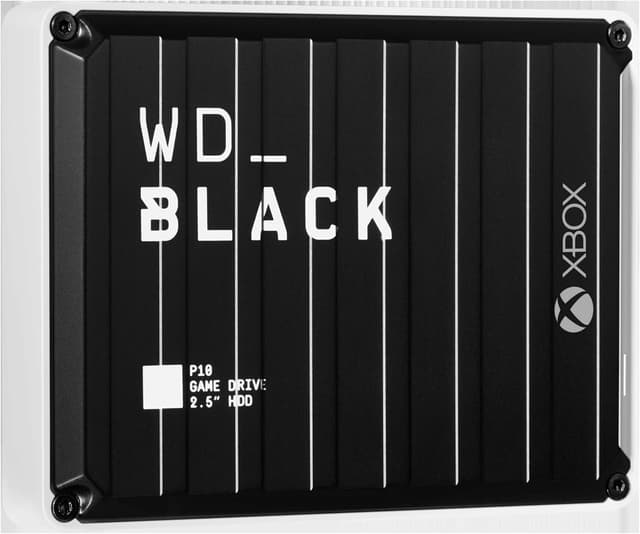 Detalle de WD_Black P10 Xbox 6TB HDD portátil con Game Pass