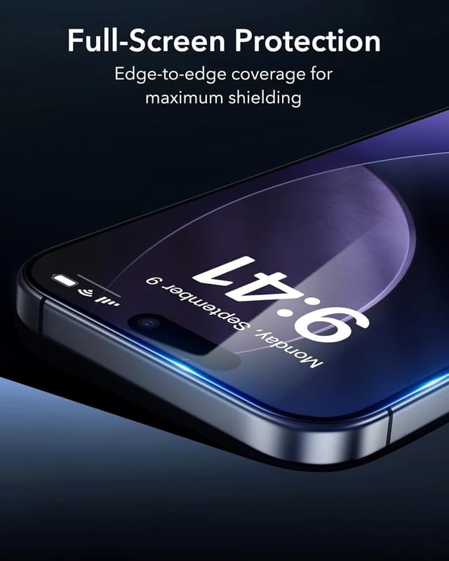 Thumbnail 4 de ESR Pack 3 Protectores Pantalla iPhone 17/16 Pro 9H