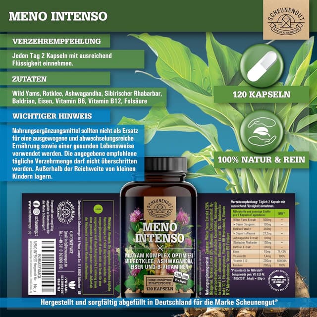 Thumbnail 6 de MENO INTENSO Yamswurzel Kapseln 60 Tage