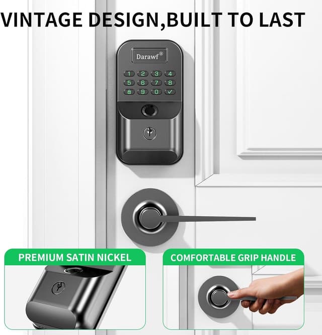 Thumbnail 3 de Smart Front Door Keyless Lock with Fingerprint 1 ๐
