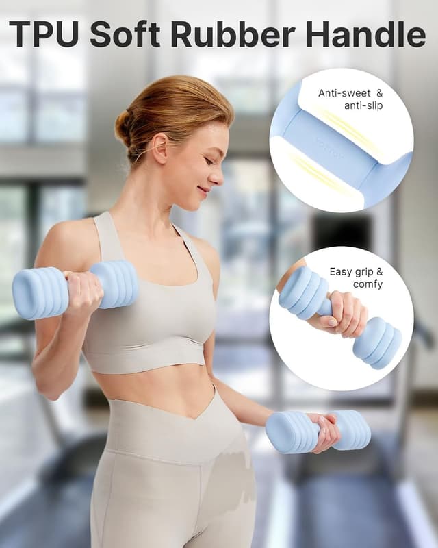 Thumbnail 4 de YOTTOY Adjustable Dumbbell Set 2โ5 lb ๐