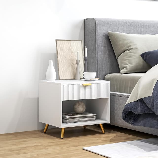 Detalle 2 de HOMCOM Mesita de Noche 50x40x47 cm