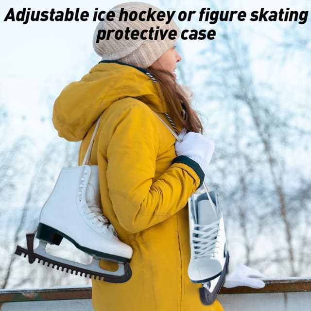 Detalle 2 de mizikuu Kufenschoner für Eishockeyschlittschuhe