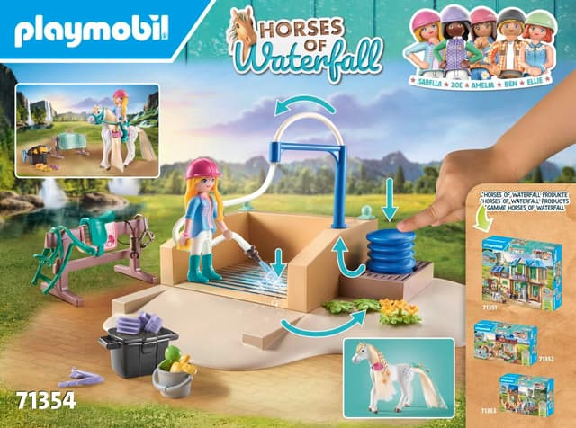 Thumbnail 4 de PLAYMOBIL Horses of Waterfall 71354: Diversión y Aventura 🐴