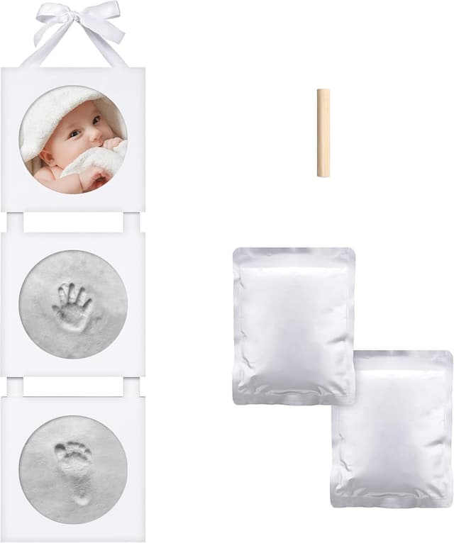 Detalle de Navaris Baby Handprint Kit 16 x 16 cm