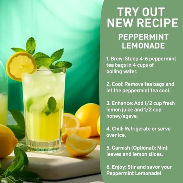 Thumbnail 6 de HANDPICK Tè alla Menta Piperita in bustine (100) senza glutine e non OGM