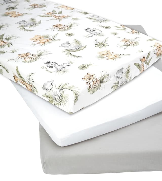 Detalle 2 de Medi Partners Spannbettlaken 60x120 3er Pack