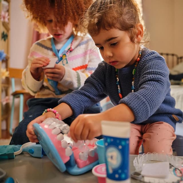 Detalle 2 de Melissa & Doug Super Smile Zahnarzt Spielset 26-teilig