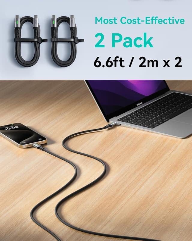 Thumbnail 6 de INIU USB C Cable 2m, 100W fast charging